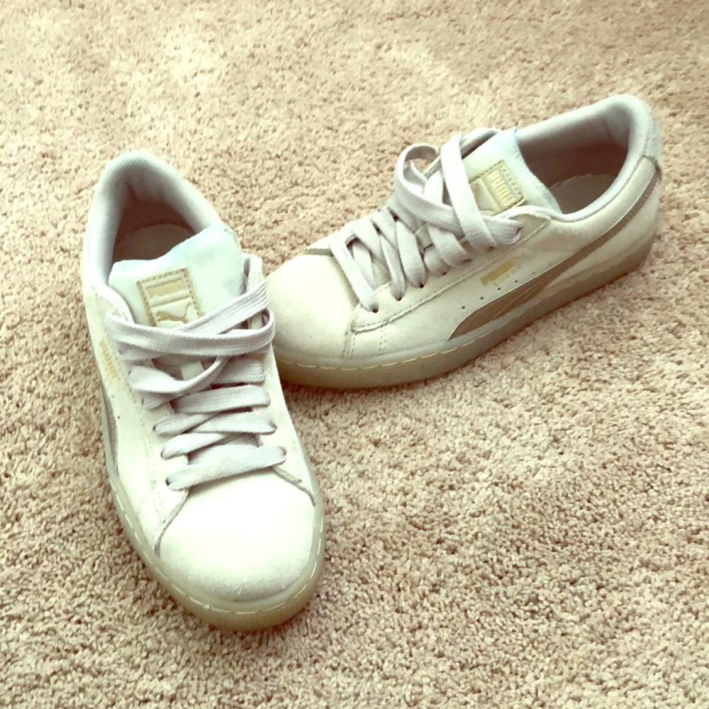 Puma suede shoes